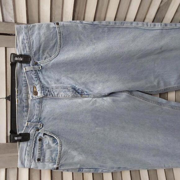 Men's Light Blue Denim Jeans Relaxed Fit | Arizona Jeans | 38x30 - Picture 3 of 7